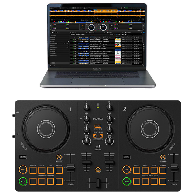 DJ controller + DJ software