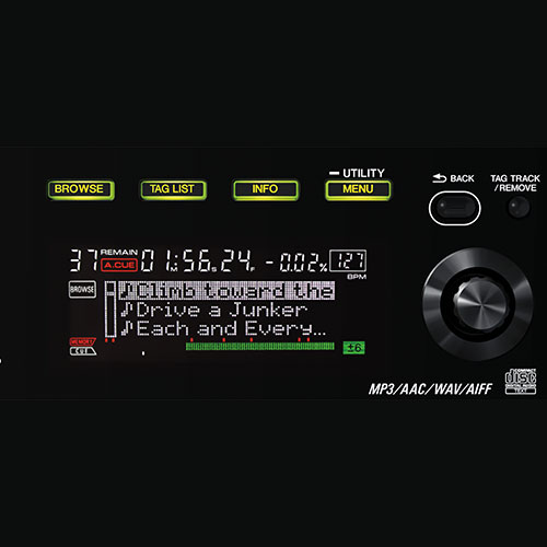 CDJ-850 browse function