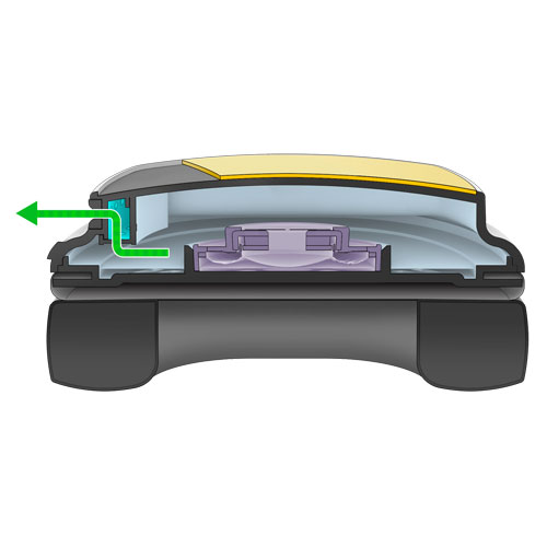 HRM-6 Bass Reflex chamber